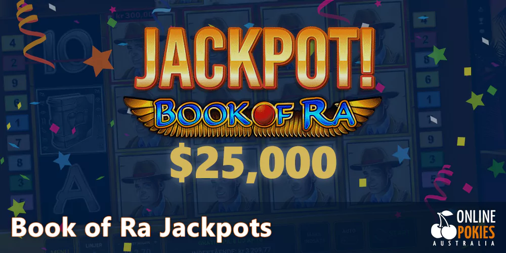 AU$25,000 Jackpot in Book of Ra