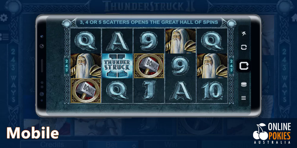 Thunderstruck 2 Pokie Mobile version