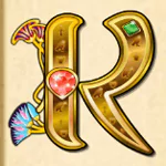 K symbol in Cleopatra pokie