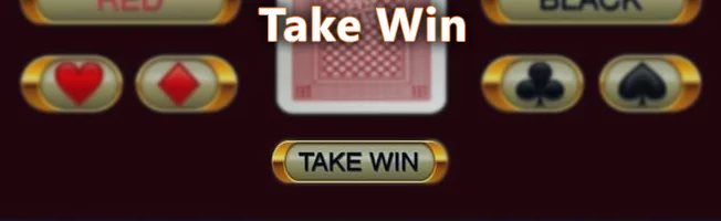 “Take Win” button in Pokies